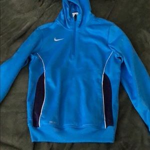 blue nike hoodie
